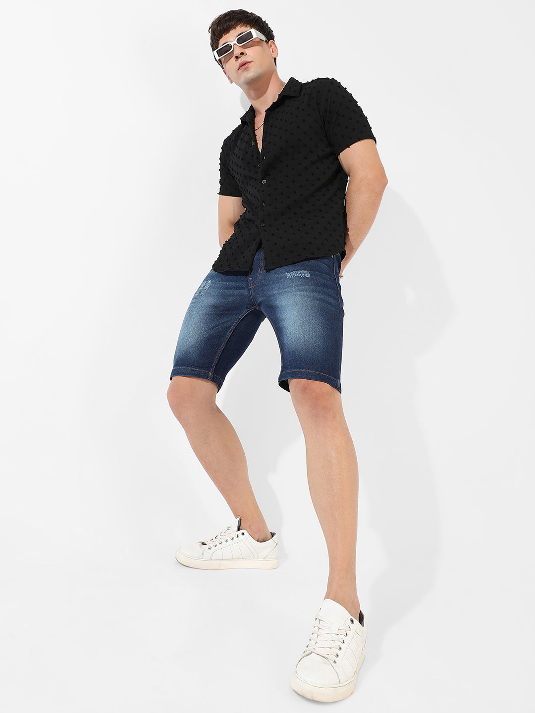 Self-Design Pom-Pom Shirt