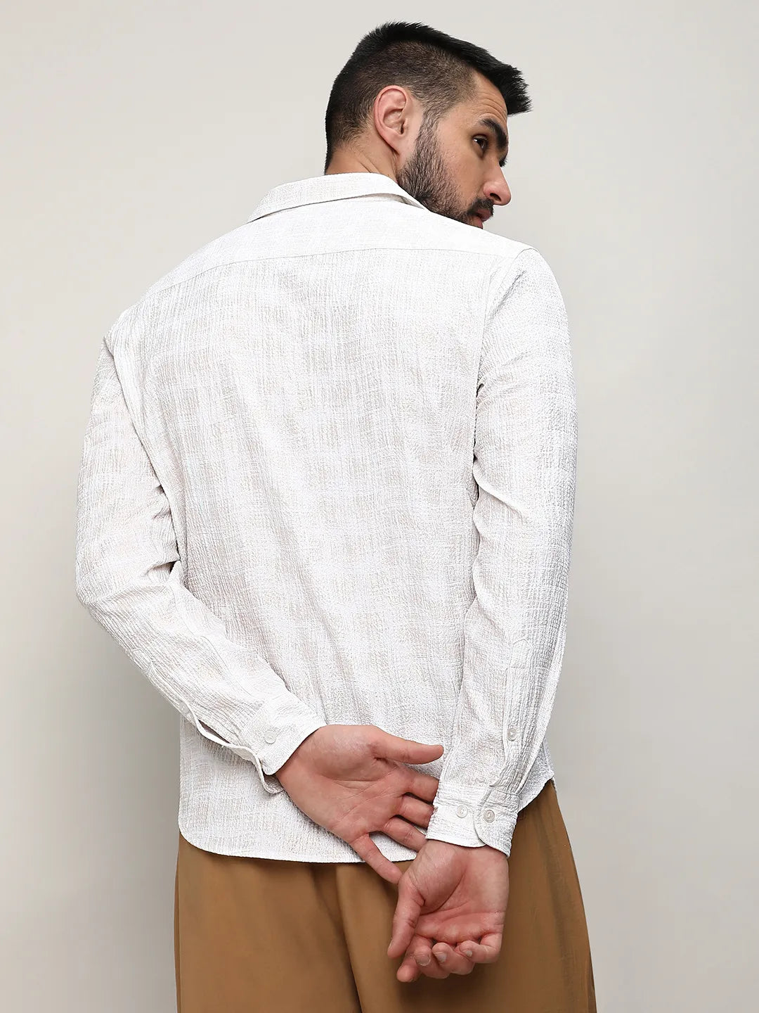 Foil-Creased Shirt