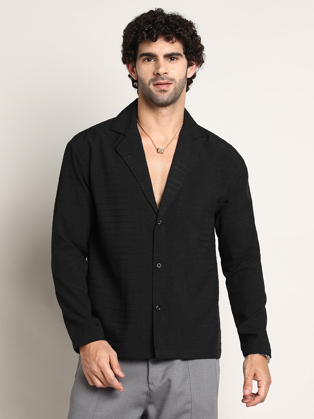 Striped Cuban Shirt