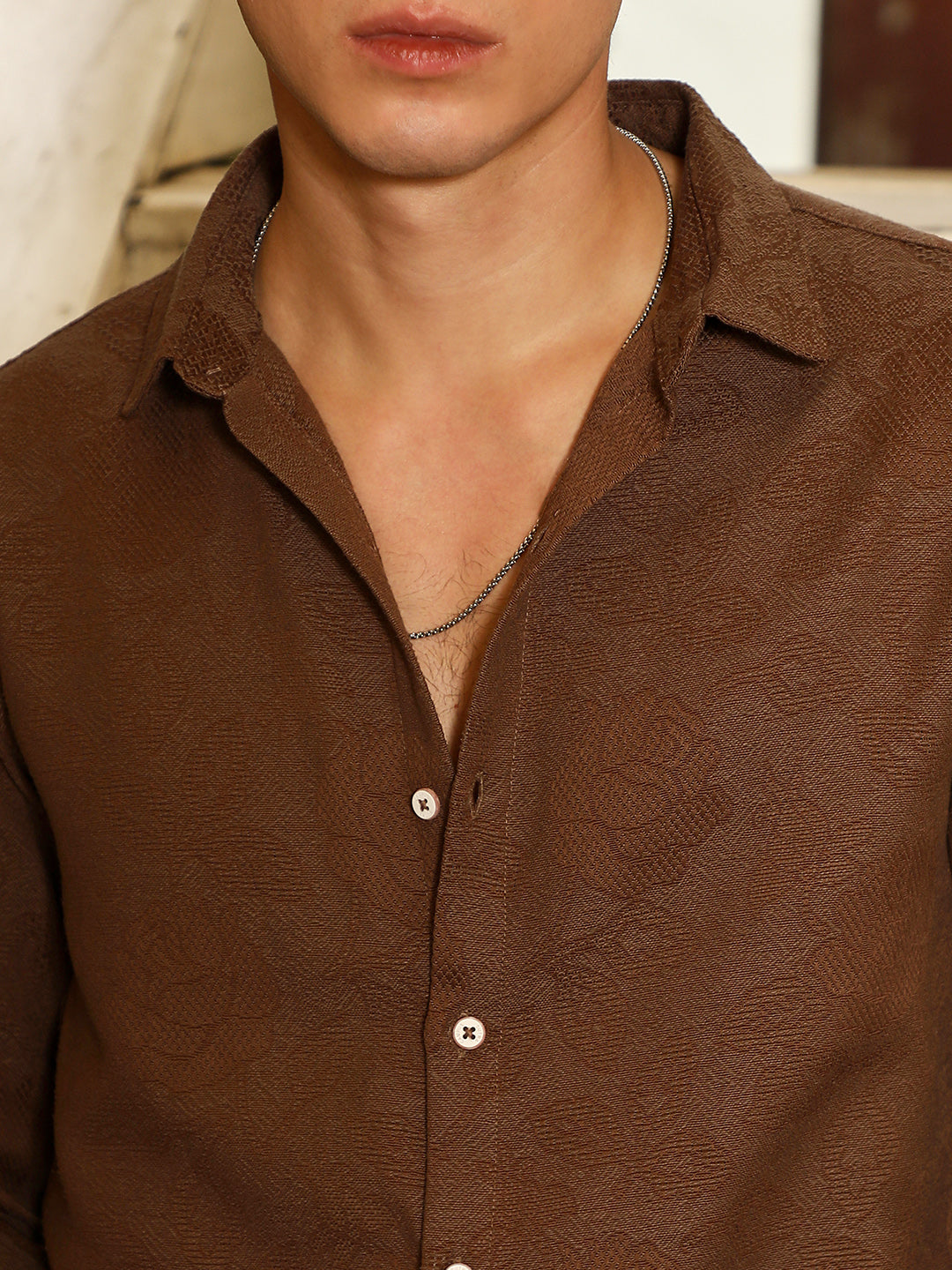 Rosa-Jacquard Shirt
