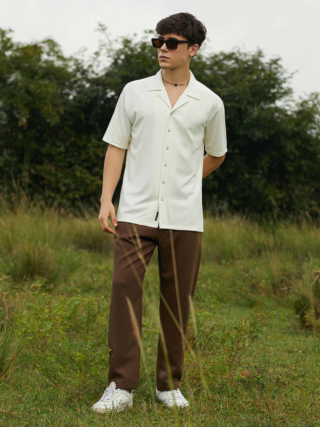 Lightweight - Pleated Suede Trousers